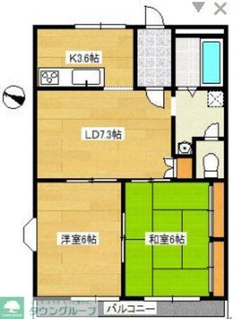 グローリーメゾン原宿の物件間取画像